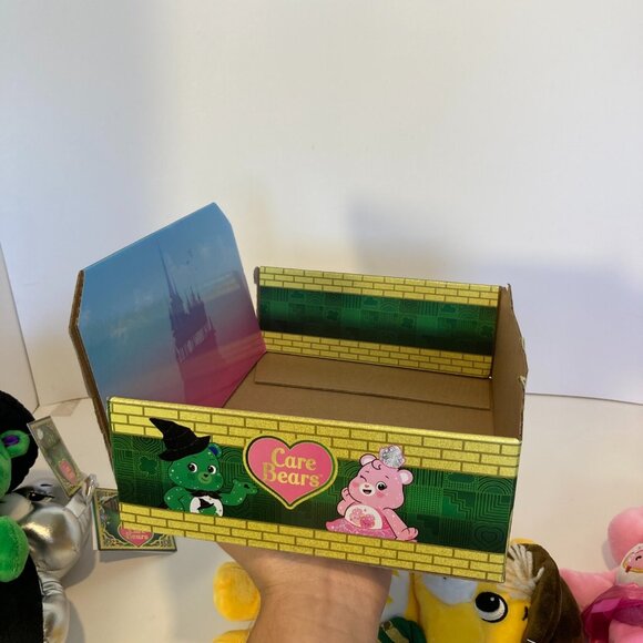 Care Bears X Wicked Fun Size Plush Set No Lion W Display Glinda Elphaba Tin Man - Picture 14 of 16